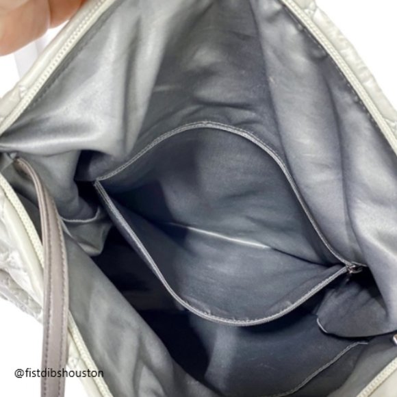 Chanel Hidden Chain Grey Lambskin Leather Bag - Picture 3 of 8